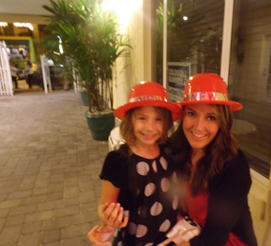 Mom and daughter at NSB New Year's / Headline Surfer